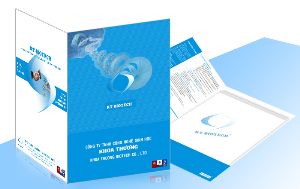 Thiết kế brochure, in ấn folder Công Ty Khoa Thương