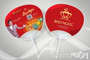 In quạt nhựa quảng cáo mọi số lượng