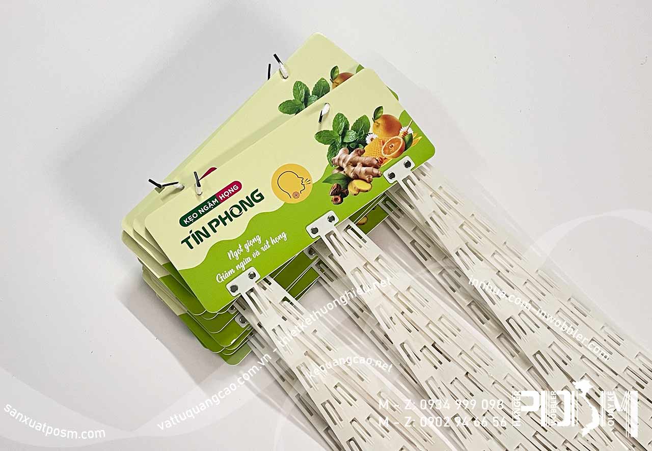Hanger POSM kẹo ngậm Tín Phong