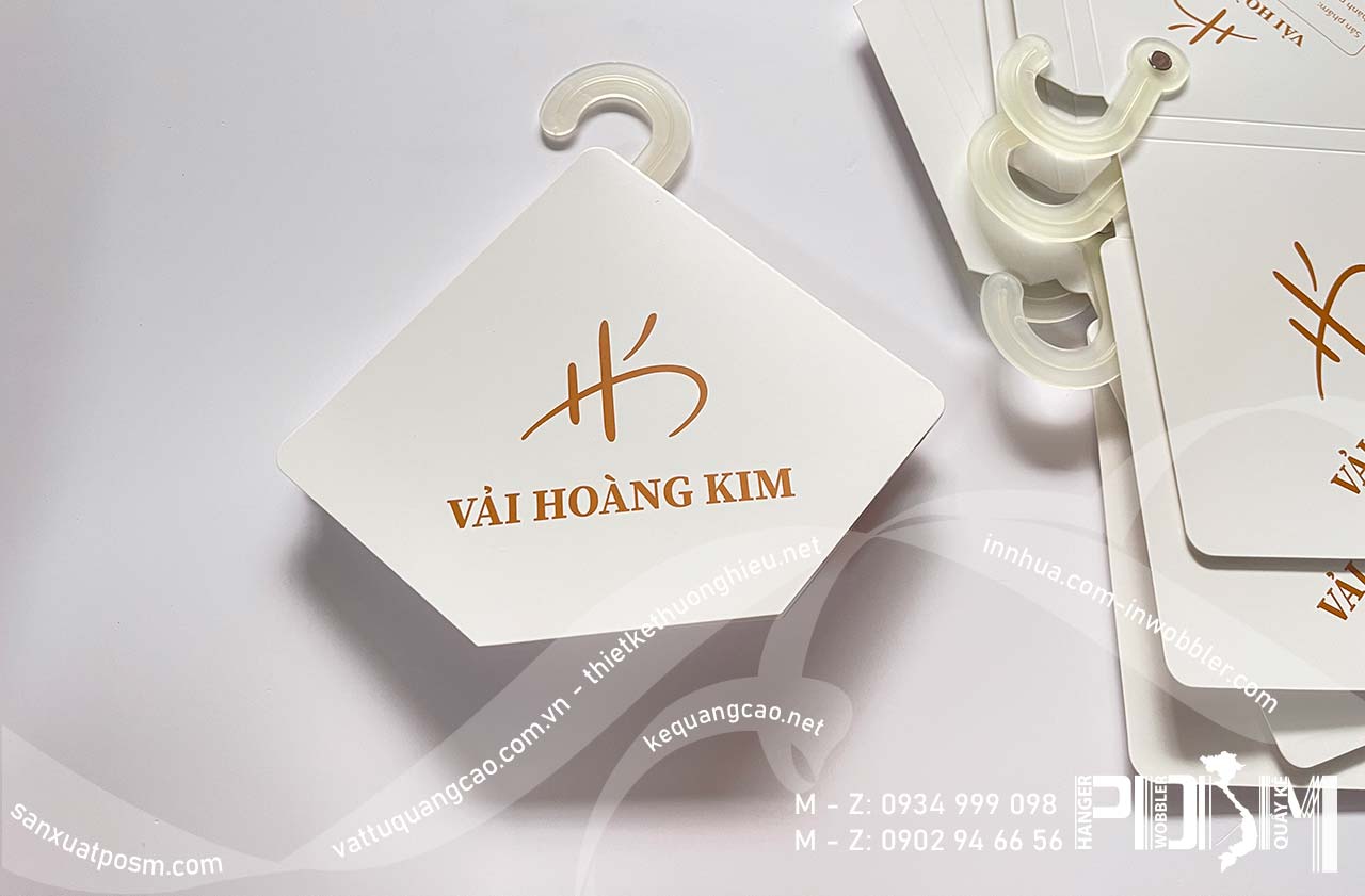 Hanger móc vải hình hộp vuông treo vải nhẹ, vải silk, treo khăn ...