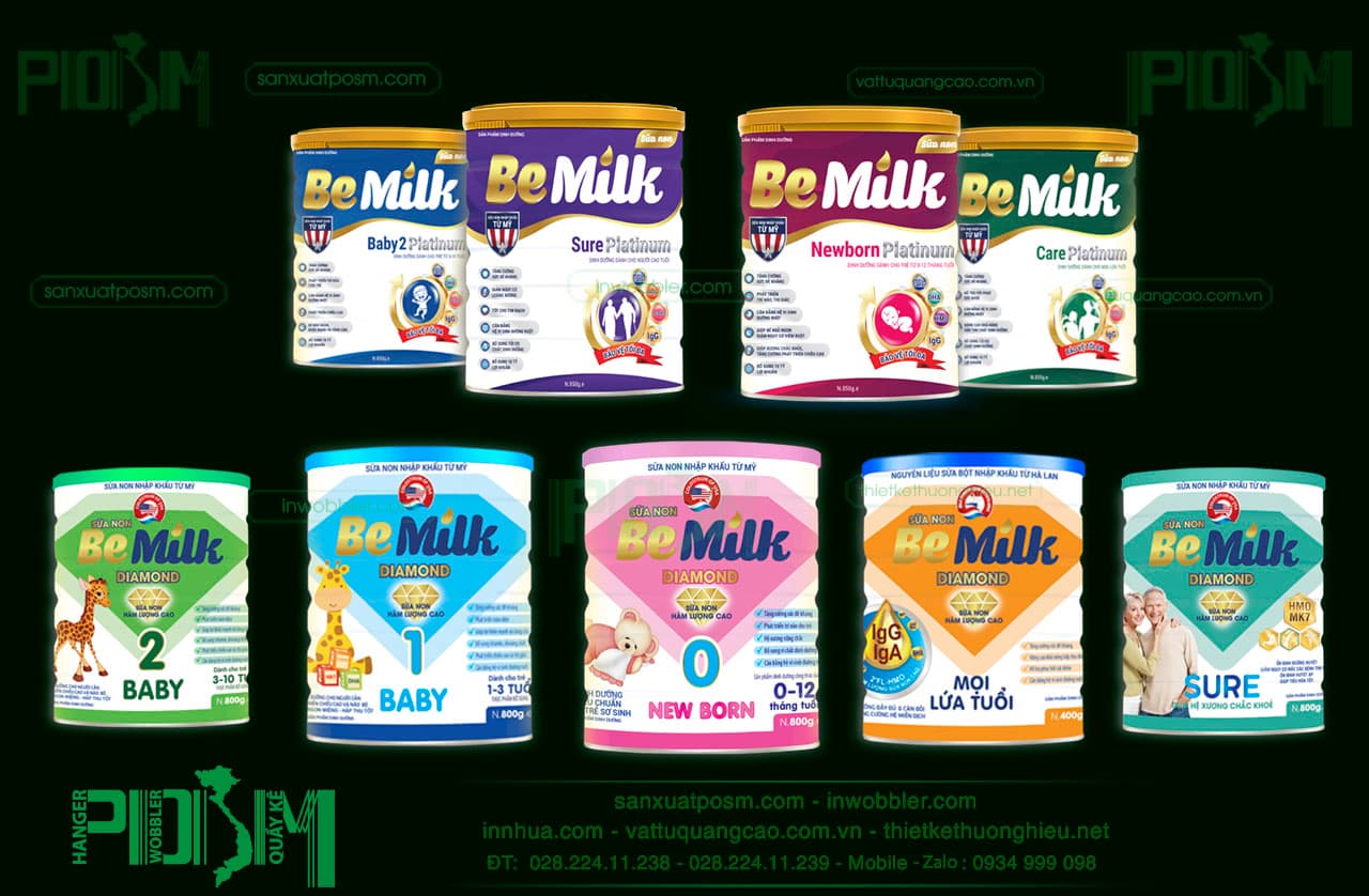 thiết kế lon sữa